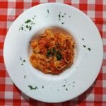 pappardelle all arrabbiata