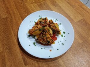 conchiglioni nadziewane tofu