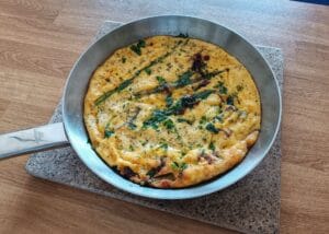 frittata ze szparagami