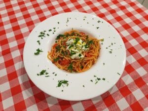 makaron spaghetti all arrabbiata
