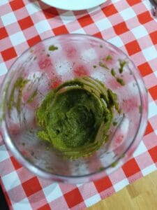 zblendowane pesto pistacjowe