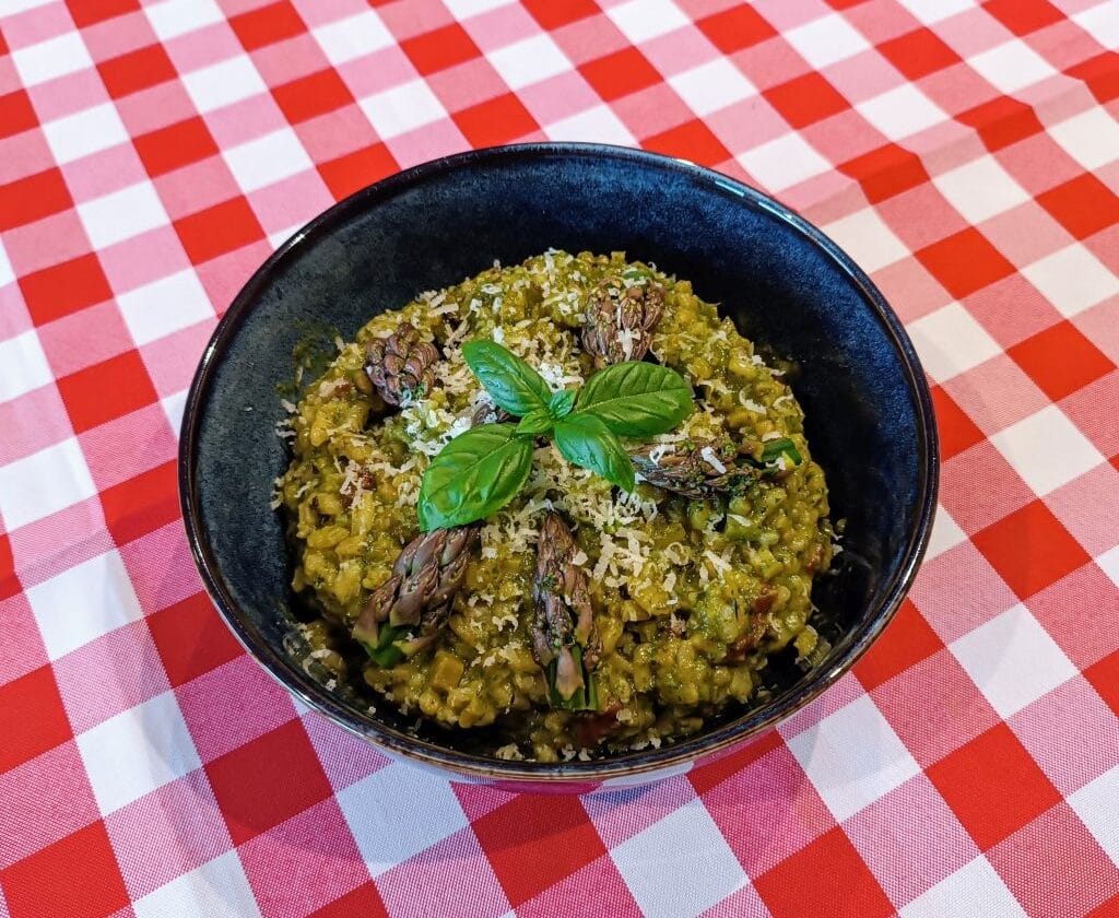 risotto ze szparagami