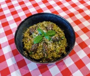 risotto ze szparagami