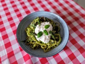 tagliatelle ze szparagami