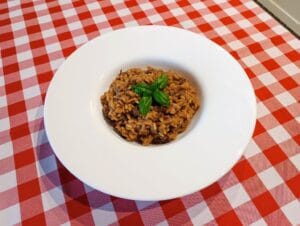 risotto z grzybami