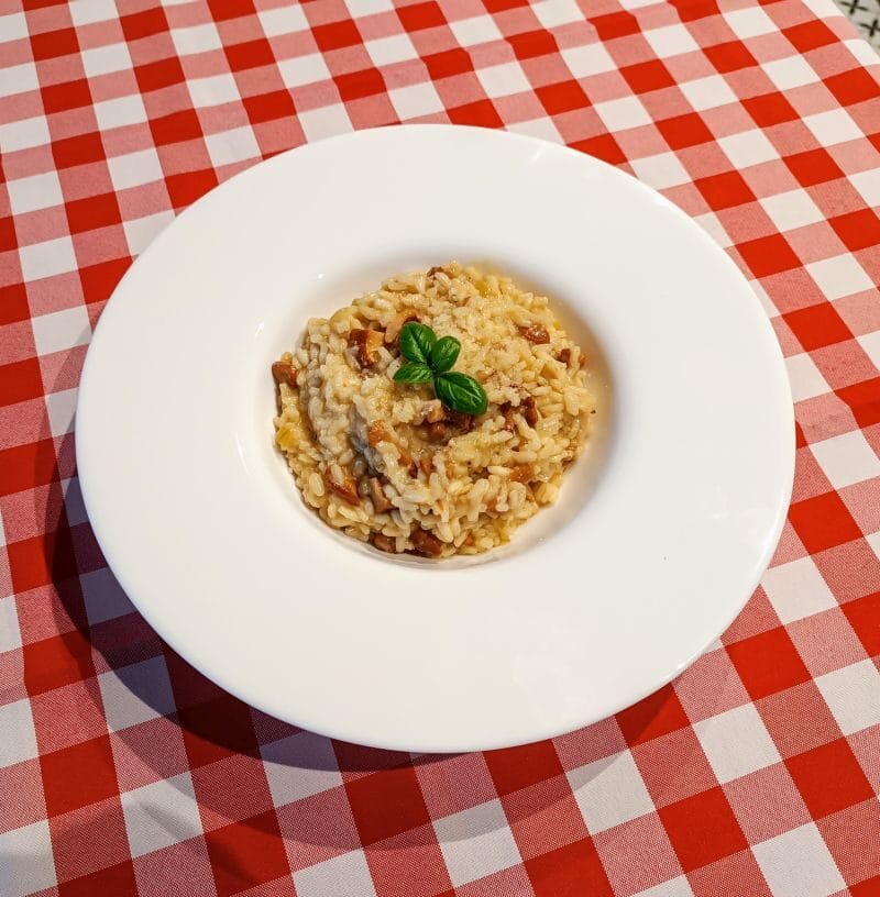 risotto z kurkami