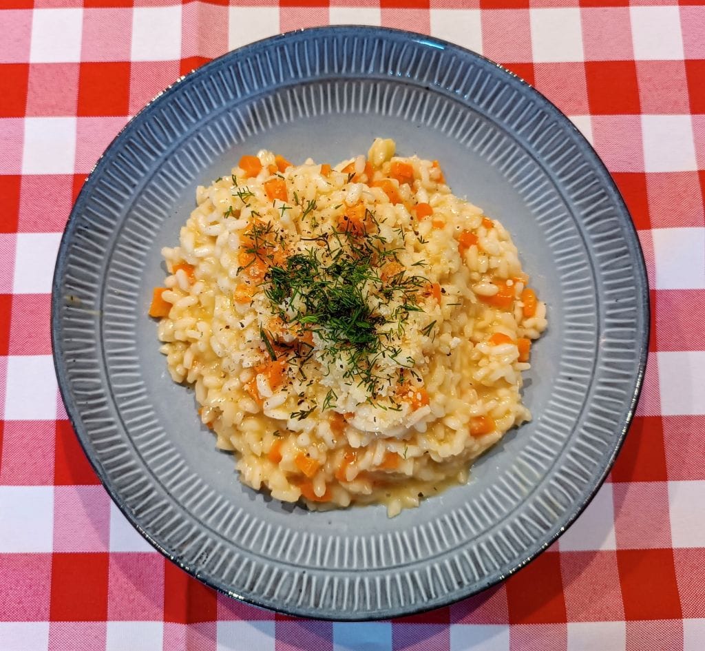 Risotto z marchewką