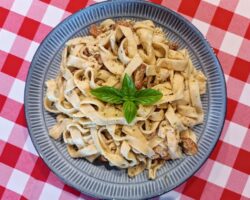 Tagliatelle z kurkami