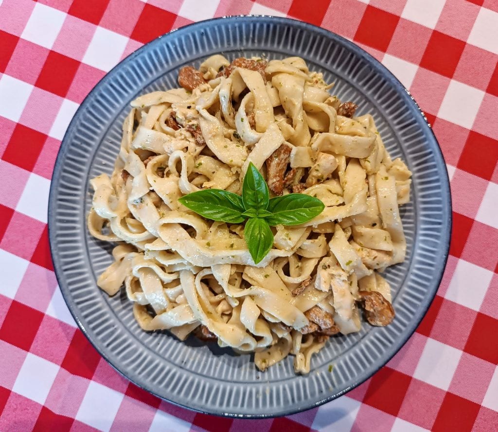 Tagliatelle z kurkami