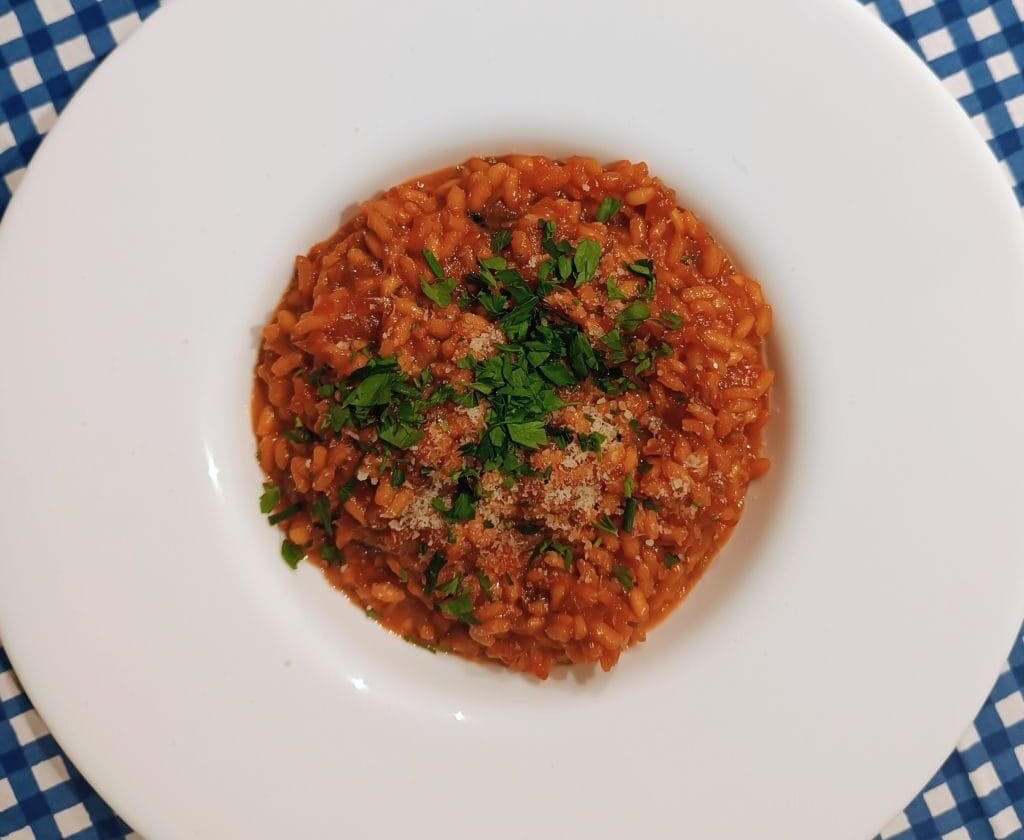 risotto z burakiem