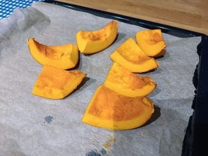 dynia przed pieczeniem