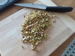 posiekane pistacje do muffinek