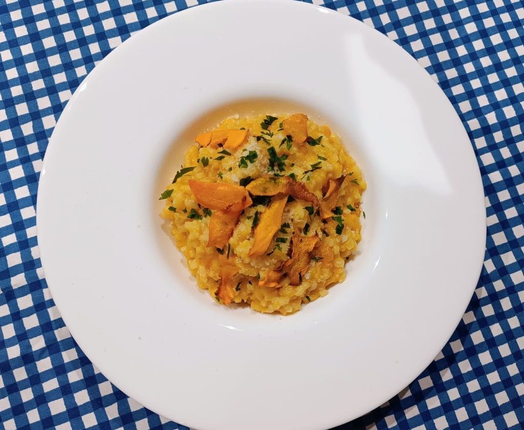 risotto z dynią