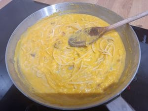 sos do spaghetti z dynią